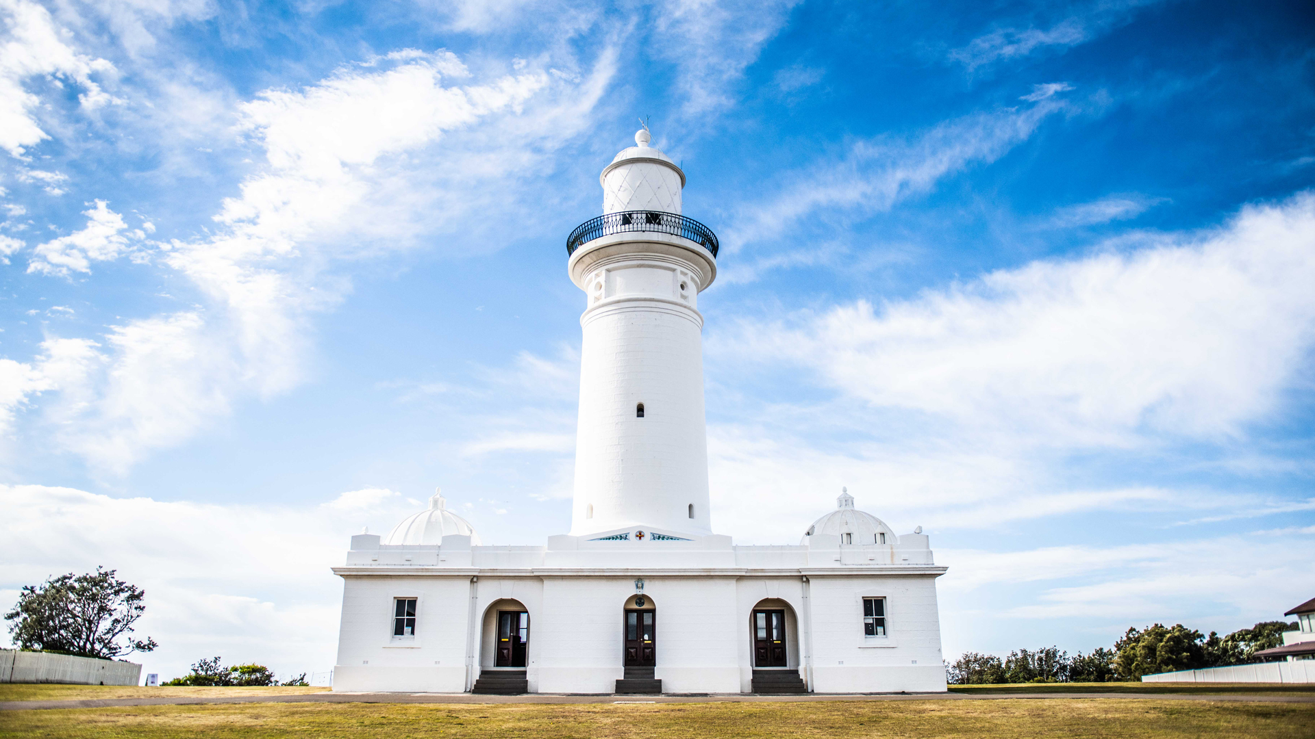 Image of the front of Macquarie Lightstation in Vaucluse.